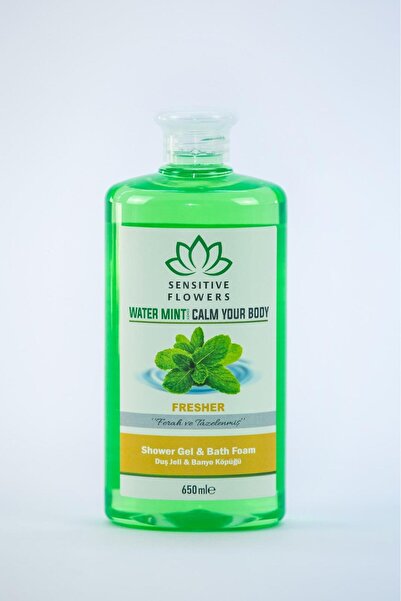 Sensitive Flowers Water Mint Fresher Shower Gel 3 X 650 ml