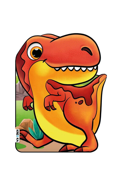 OEM Carte de colorat cu abtibilduri Tyranozaur Books And Fun 16 pagini