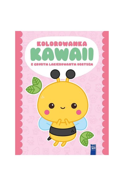 OEM Carte de colorat Yoyo Books Kawaii cu linii lucioase reliefate, 21x28cm
