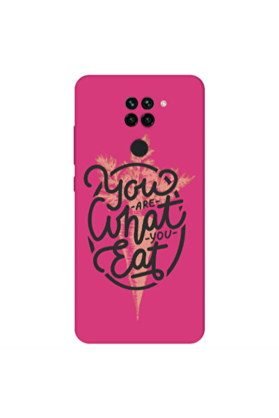 Other Xiaomi Redmi Note 9 You are What You Eat Fuchsia Colored Silicone TPU Θήκη