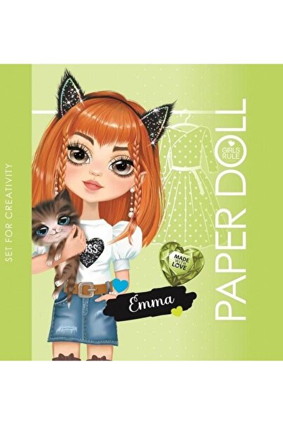 OEM Carte de colorat, Fresh, Papusa decupata Emma