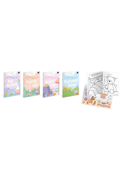 OEM Carte de colorat A4 INTERDRUK, caiet de colorat, 16 pagini, cu autocolant...