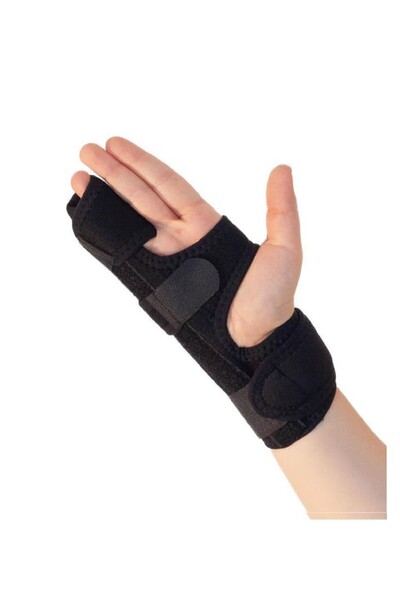 ORTHEZ Ort-225 Boxer Fracture Splint - Standard Size (Black)
