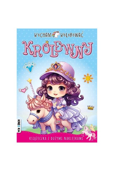 OEM Carte de colorat Kredka Krolewny cu abtibilduri