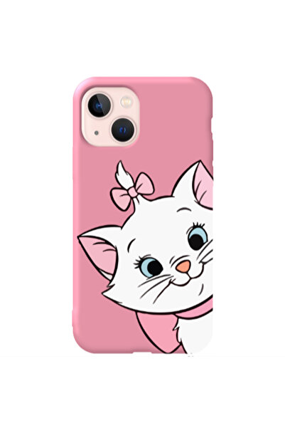 Other Apple iPhone 13 I am here Pink Colored Silicone TPU Θήκη