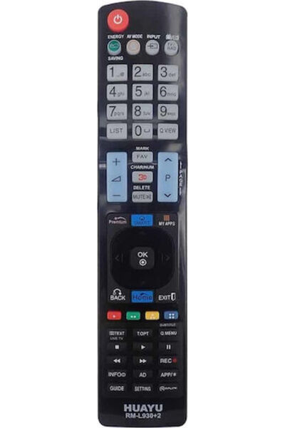 HUAYU Συμβατό Τηλεχειριστήριο Rm-l930+ για Τηλεοράσεις LG