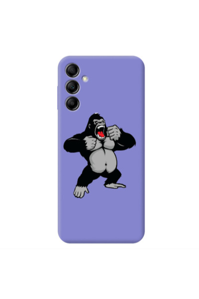 Other Samsung A24 Angry Gorilla2 Purple Colored Silicone TPU Θήκη