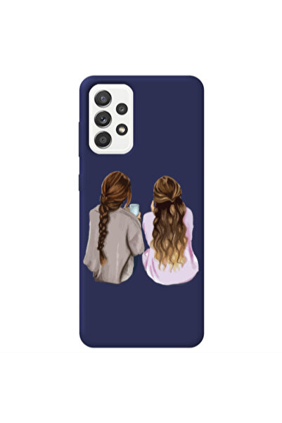 Other Samsung A52 Friends Dark blue Colored Silicone TPU Θήκη