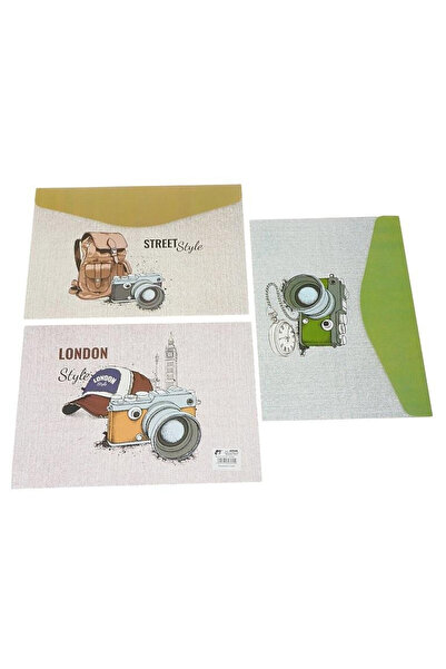 adar Dosar carton A4 set 12 buc multicolor