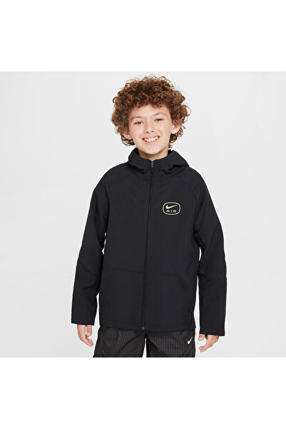 Nike B NSW SW AIR RUN JKT HQ3931-010 Μαύρο S