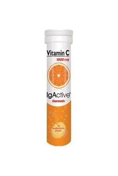 IgActive Βιταμίνη C 1000mg 20 αναβράζοντα δισκία
