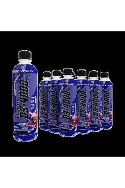 VİTALİX Vitamin D3 - 4000 Vitamin Water, Zero Sugar - Mixed Berry - Functiona...