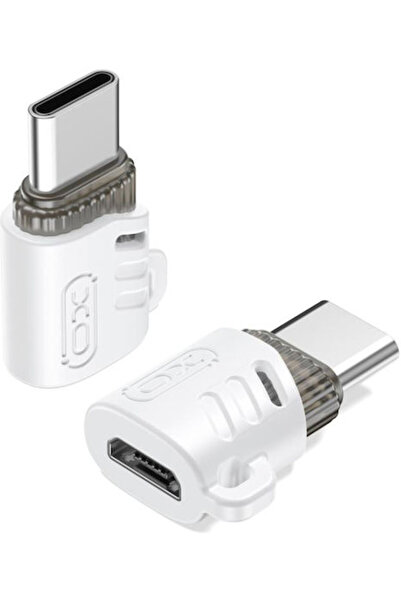 Xo Μετατροπέας USB-C αρσενικό σε micro USB θηλυκό Λευκό 1 τεμάχιο NO-XO-851911