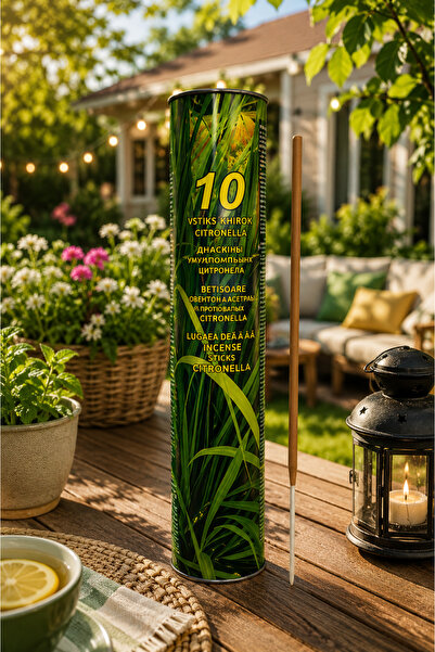 Citronella Αντιεντομικά Στικ 51 εκ., Σετ 10 Τεμαχίων (για άνω και κάτω μέρος)...