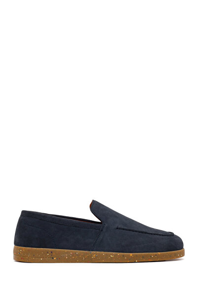 Derimod Loafer din piele de căprioară albastru marin pentru bărbați 26SFD766710