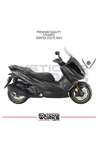 ARONA Zontes 250 Te Sticker Covering Set Full Kit Parted Sticker Model Gray