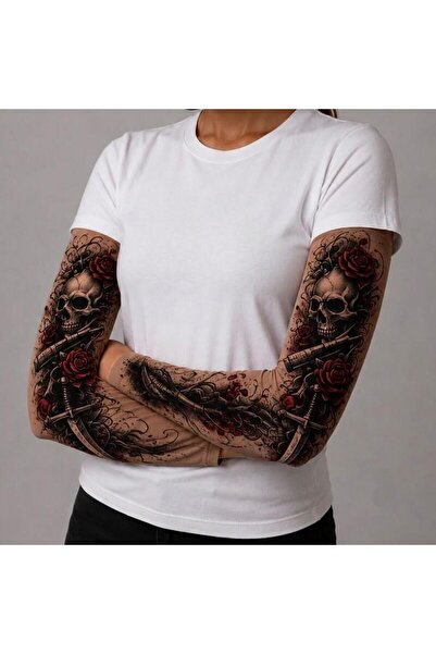 bardakcı bike Wearable Biker Arm Tattoo - Arm Sock 022