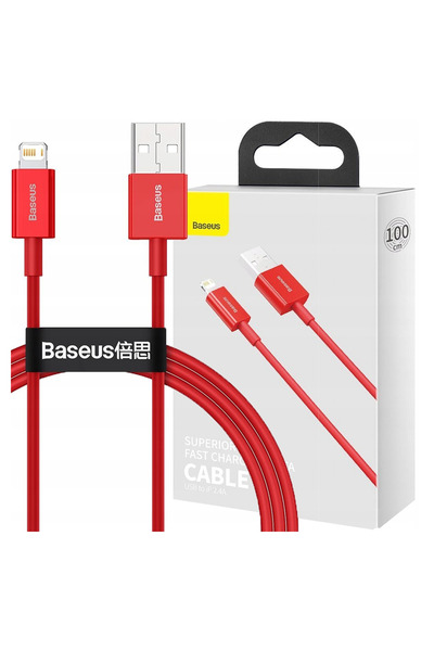 Baseus Cablu USB la Lightning pentru Apple iPhone iPad 1M 2.4A Superior