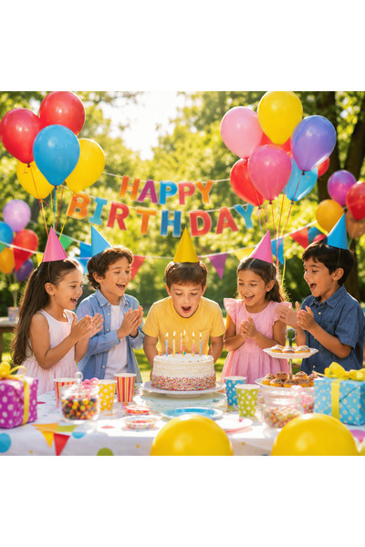 Baby Planet Colorful Latex Balloons for Parties and Birthdays 25Pcs - Thick N...