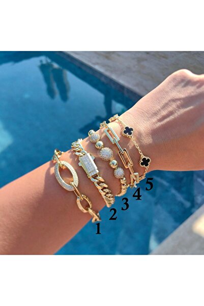XUPING JEWELRY 14K ALTIN KAPLAMA BEST BİLEKLİKLER-5