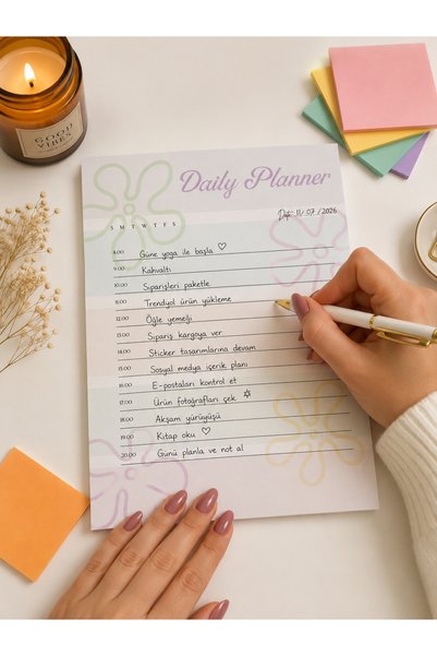 PickyTidy 60 ورقة، مخطط يومي
