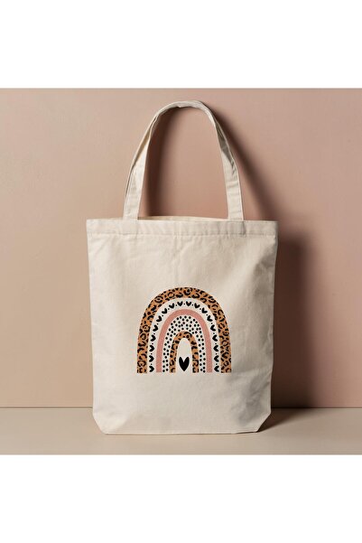 riyaz Leopard Boho Printed Tote Shoulder Bag - 35X40 cm