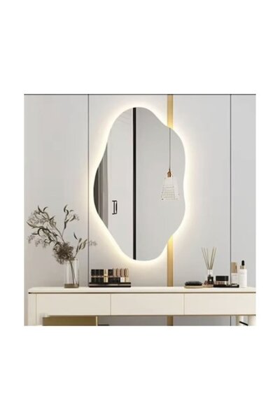 OEM Oglindă de baie cu LED 24W, 3 tipuri de iluminare, 60cm x 90cm, Montare v...