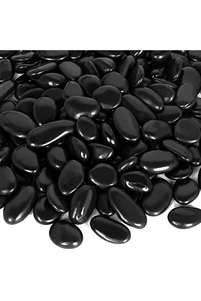 Nubios Pietre negre decorative flori ghiveci acvariu 15-35mm 1Kg