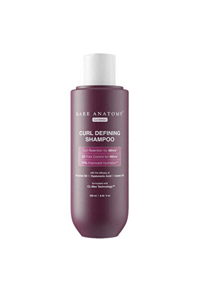 Bare Anatomy Curl Defining Shampoo with Hyaluronic, Coconut & Castor Oil | Cu...