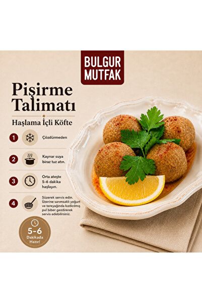 Haşlama İçli Köfte 1300 gr Ekonomik Paket