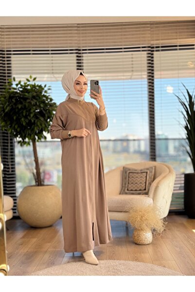 Ceremony W5849 ياقة بأكمام مضلعة من قماش ريبا تينسل فيراس مينك