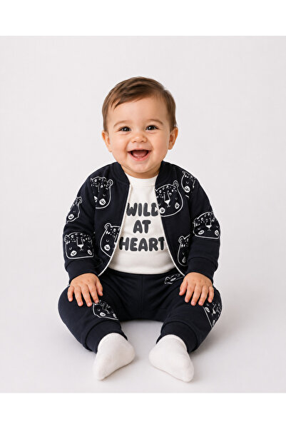 bebekyol Two Cardigan Baby Boy Set