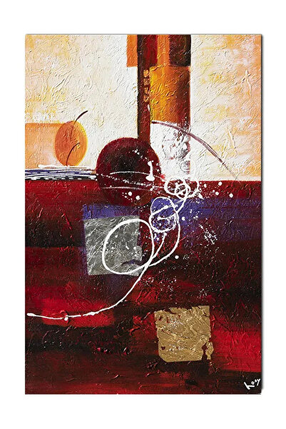 artnova Абстрактна ръчно рисувана картина, Фентъзи 4, 90x60см, маслени бои въ...