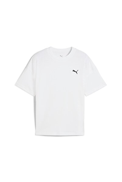 Puma WARDROBE ESS Genç Geniş Kesim Tişört