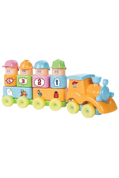 Evelise Set de construcție Pilsan Primul meu tren 33 piese
