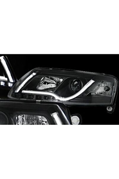 Audi Μπροστινά φώτα A6 4F (2004-2008) Φωτιστική μπάρα LED, με λάμπες (H7/H1) ...