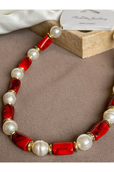 Generic Brand Zr Model Bead Detail Necklace