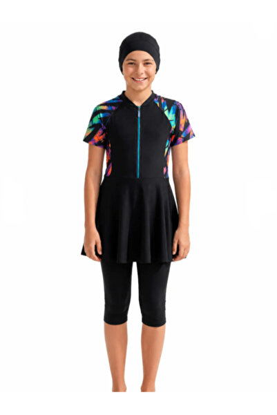 TESMAY Garson Boy Half Sleeve Girls' Tights Swimsuit