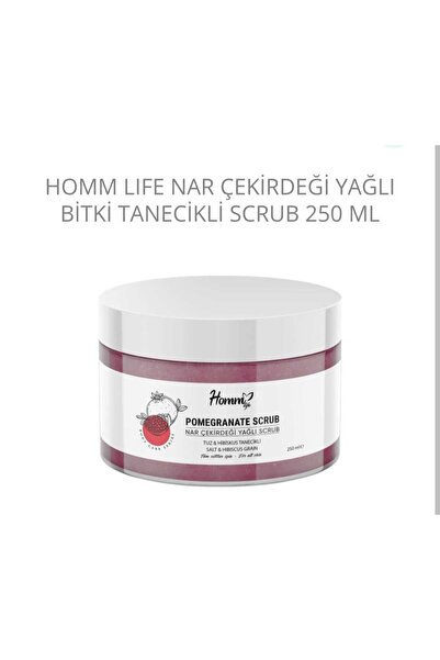 Genel Markalar HOMM NAR ÇEKİRDEĞİ YAĞLI BİTKİ TANECİKLİ SCRUB 250 ML