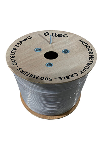 Universal Ttec Kbl-Cat6-23Cca/In500G 500Mt U/Utp Cat6 Network Pvc Cable Gray ...