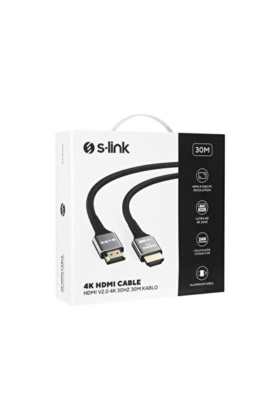 Universal S-LINK 30 متر SLX-HD4K30 كابل HDMI 4K