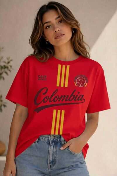 New Shine Colombia Printed Oversize Cotton T-Shirt