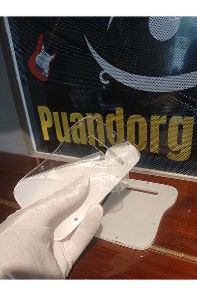 PUANDORG Electric Guitar Tremolo Back Bow Cover Transparent
