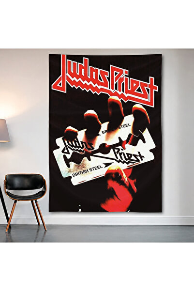 Geek Cultcha Judas Priest Wall Drape Wall Tapestry First Quality Satin Fabric...