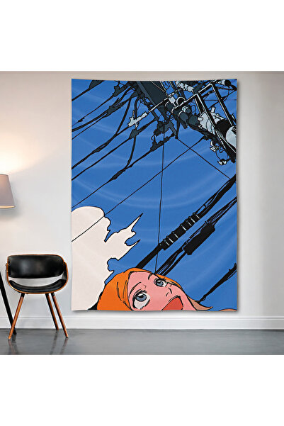 Geek Cultcha Chainsaw Man Power Wall Covering Wall Tapestry First Quality Sat...