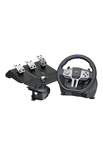 pxn Volan de joc V9 pentru PS4, Xbox One, PC, Switch cu pedale și vibrații