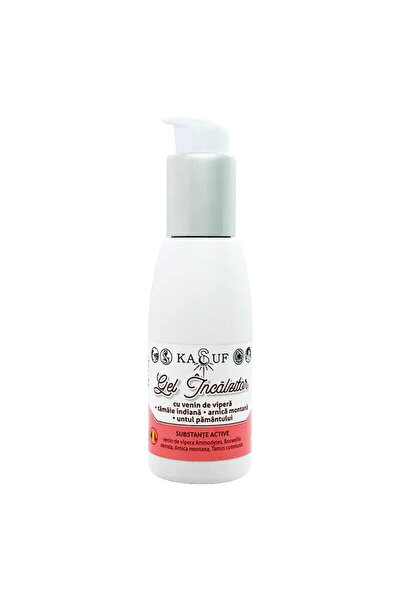 kasuf Gel Incalzitor cu Venin de Vipera 100ml