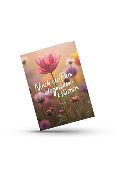 Szaron Felicitare pliabila / carte postala Dumnezeu sa te binecuvanteze, cu p...
