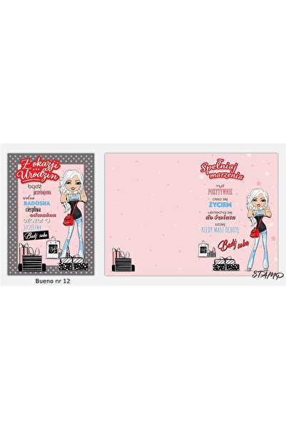 STAMP Agendă Bueno B6 cu plic, format 129×183 mm