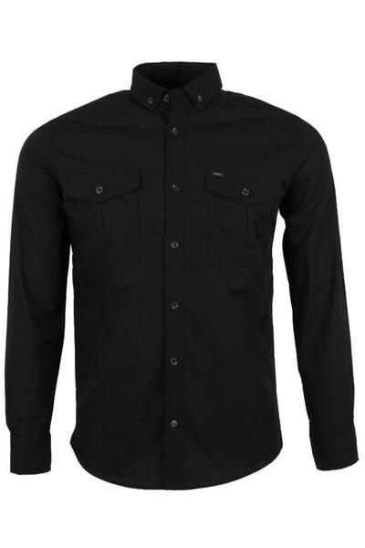 Modarar Men's Sports Shirt with Double Pockets Slim Fit Rar01411